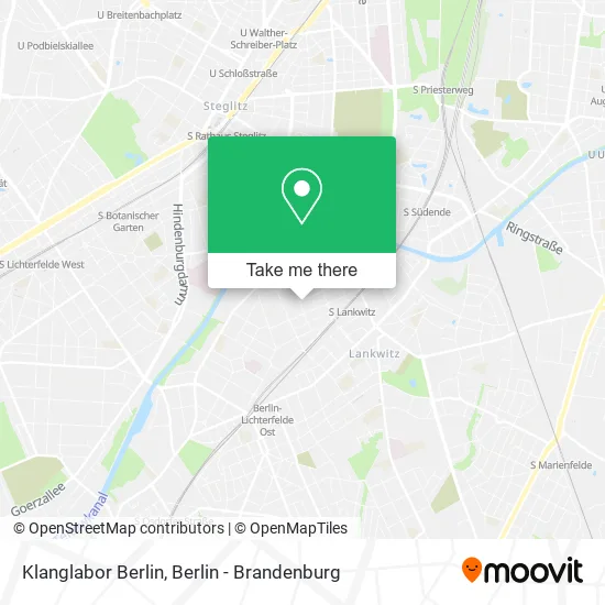Карта Klanglabor Berlin