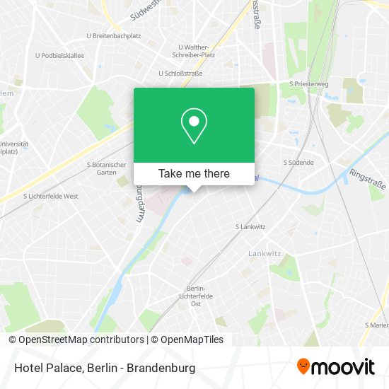 Hotel Palace map