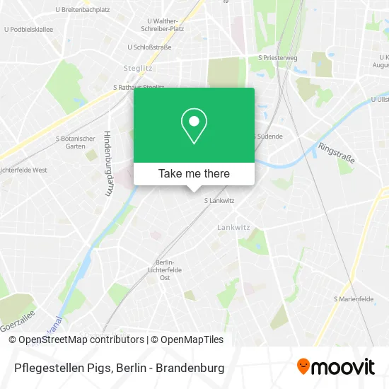 Pflegestellen Pigs map