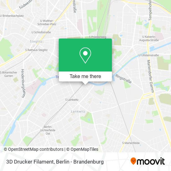 3D Drucker Filament map
