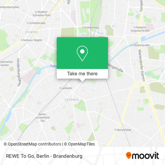 REWE To Go map