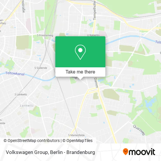 Volkswagen Group map