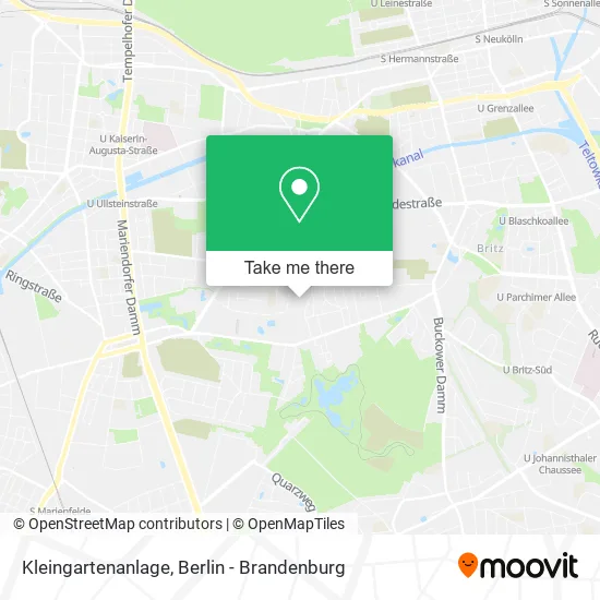 Kleingartenanlage map