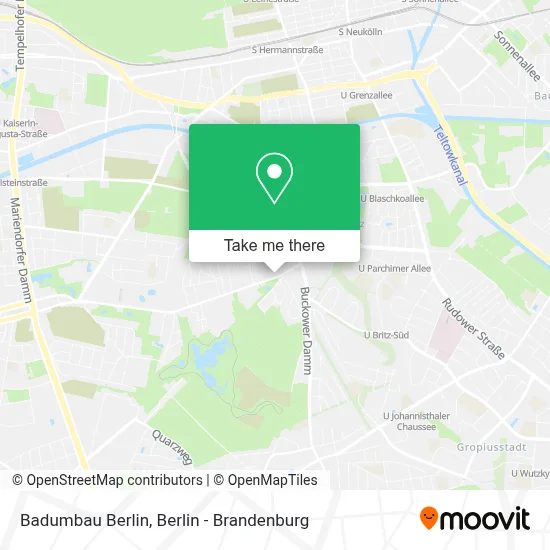 Badumbau Berlin map