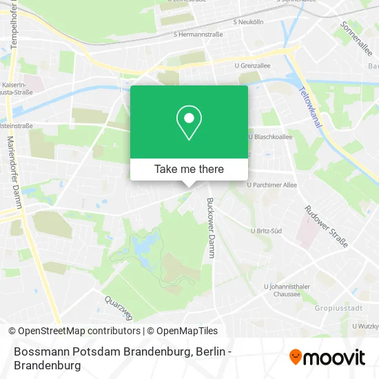 Карта Bossmann Potsdam Brandenburg
