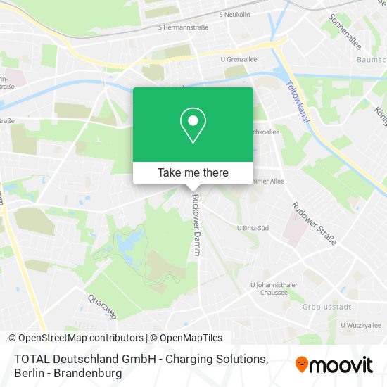 TOTAL Deutschland GmbH - Charging Solutions map