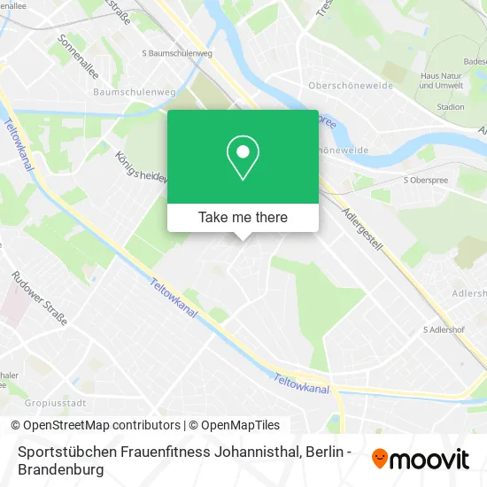 Sportstübchen Frauenfitness Johannisthal map