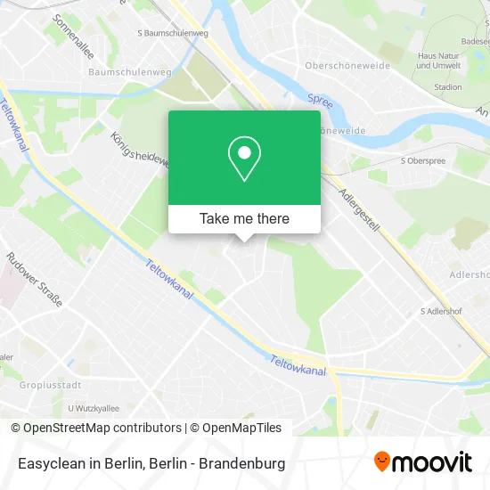 Карта Easyclean in Berlin
