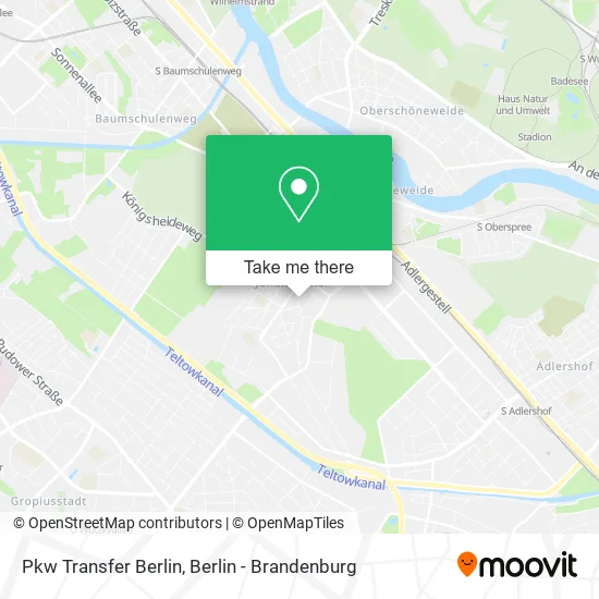 Карта Pkw Transfer Berlin