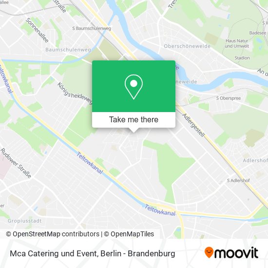 Карта Mca Catering und Event
