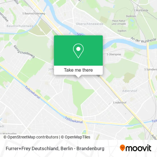 Карта Furrer+Frey Deutschland