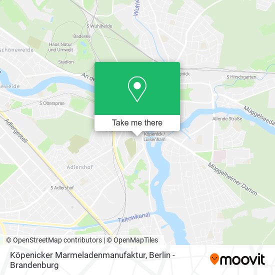 Köpenicker Marmeladenmanufaktur map