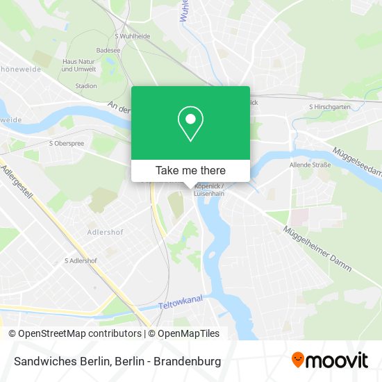 Sandwiches Berlin map