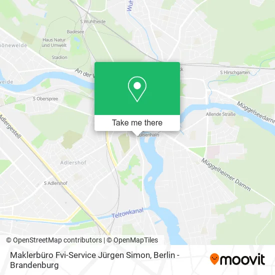 Карта Maklerbüro Fvi-Service Jürgen Simon