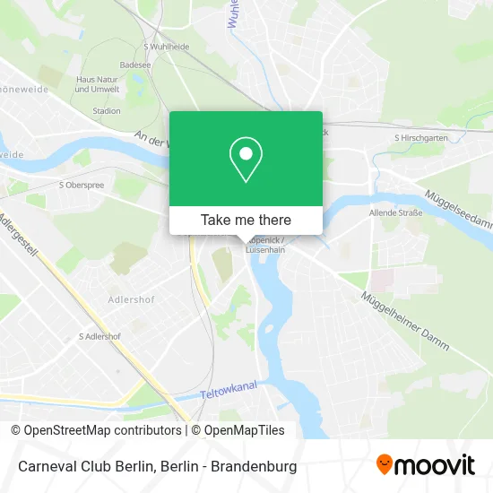 Carneval Club Berlin map
