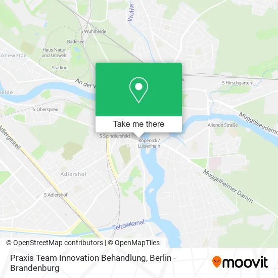 Praxis Team Innovation Behandlung map