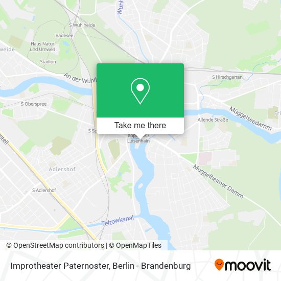 Improtheater Paternoster map