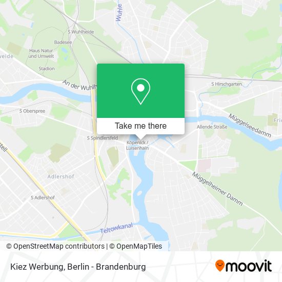 Kiez Werbung map