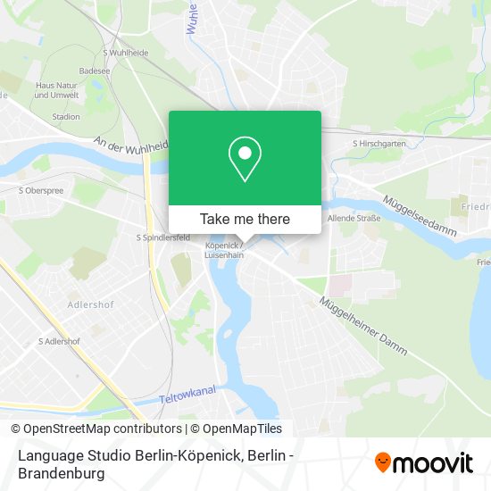 Карта Language Studio Berlin-Köpenick