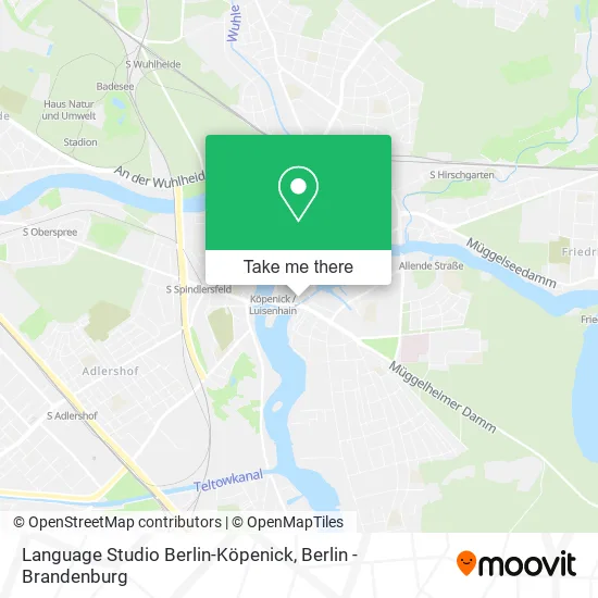 Карта Language Studio Berlin-Köpenick