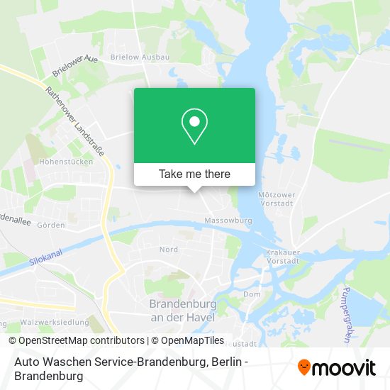 Карта Auto Waschen Service-Brandenburg