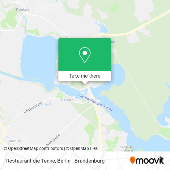 Restaurant die Tenne map