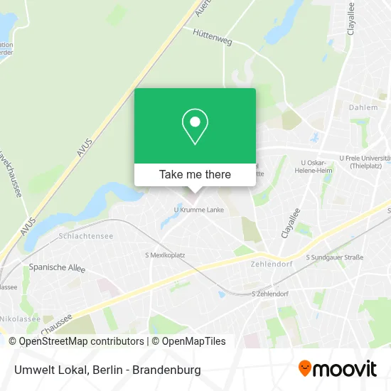 Umwelt Lokal map