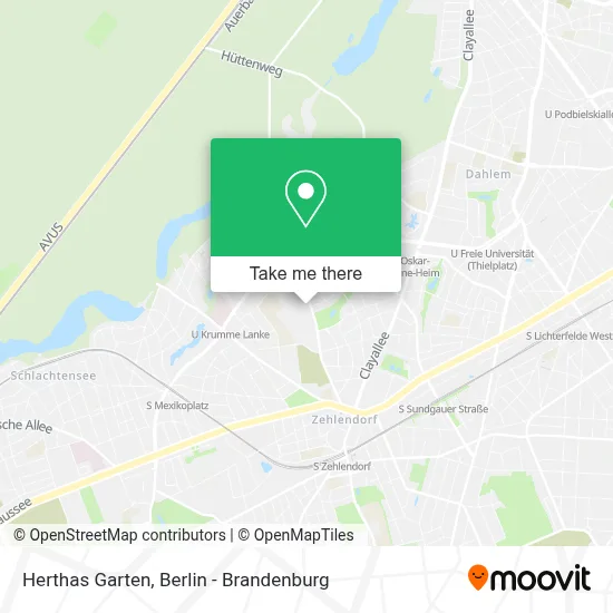 Herthas Garten map