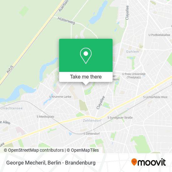 George Mecheril map