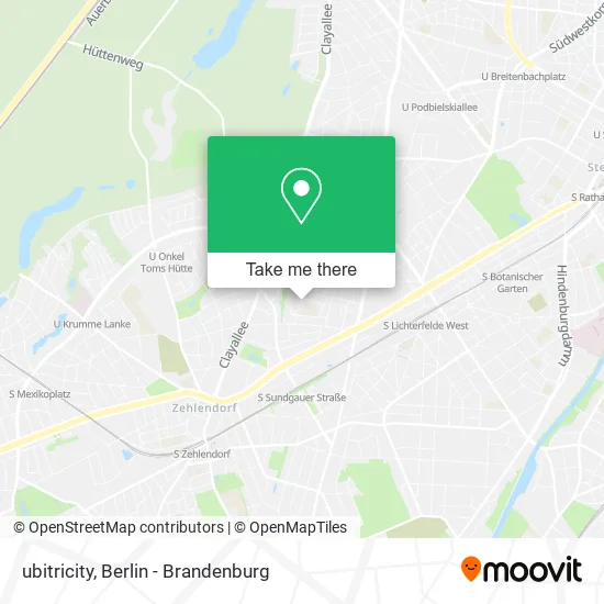 Карта ubitricity