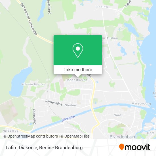 Lafim Diakonie map