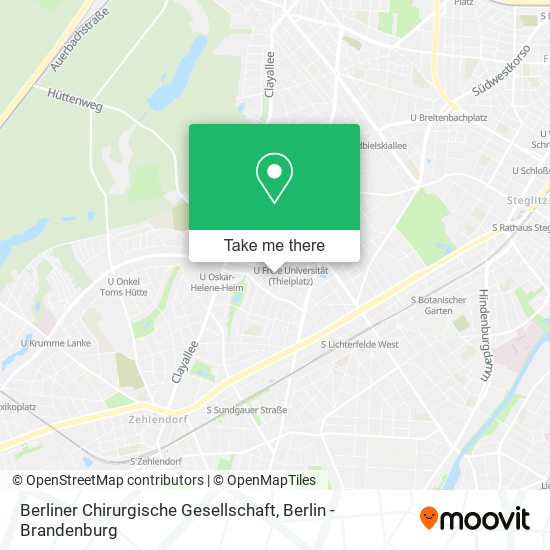 Berliner Chirurgische Gesellschaft map