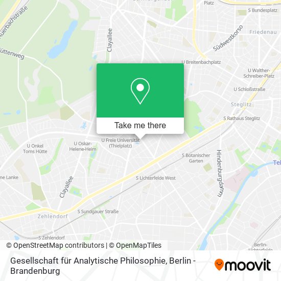 Gesellschaft für Analytische Philosophie map