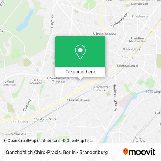 Ganzheitlich Chiro-Praxis map