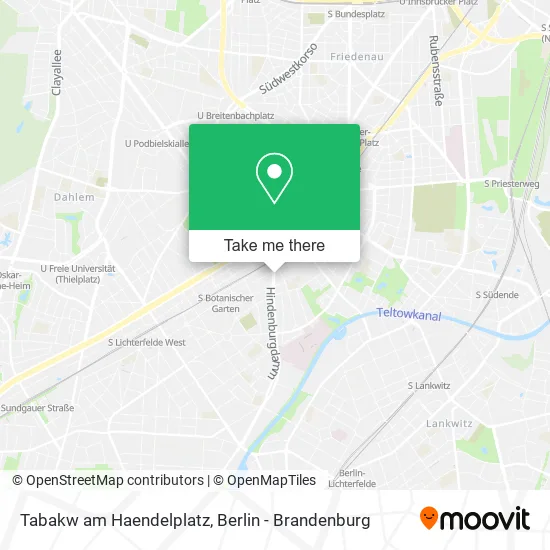Карта Tabakw am Haendelplatz