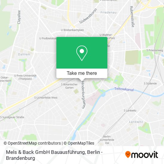 Mels & Back GmbH Bauausführung map