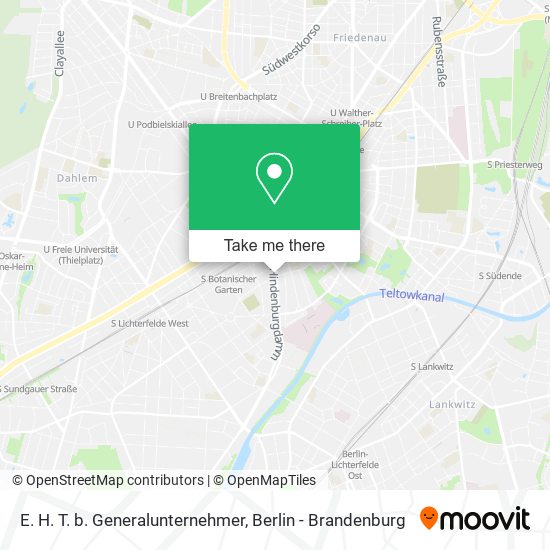 E. H. T. b. Generalunternehmer map