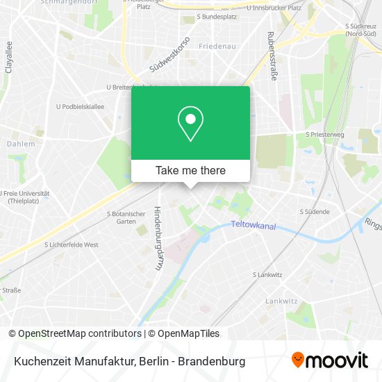 Kuchenzeit Manufaktur map