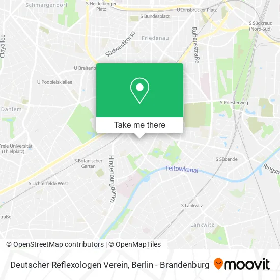 Карта Deutscher Reflexologen Verein