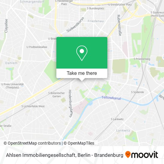 Ahlsen Immobiliengesellschaft map