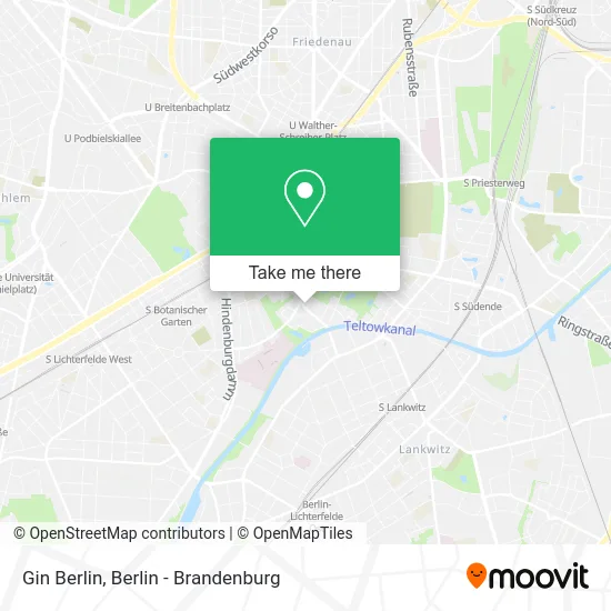 Gin Berlin map