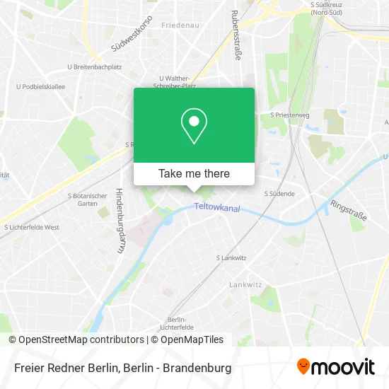 Карта Freier Redner Berlin