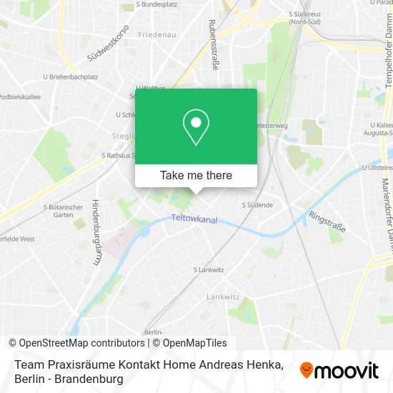 Карта Team Praxisräume Kontakt Home Andreas Henka