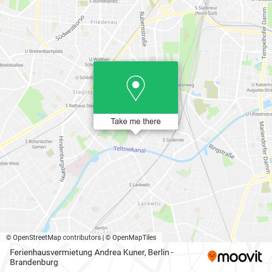 Ferienhausvermietung Andrea Kuner map