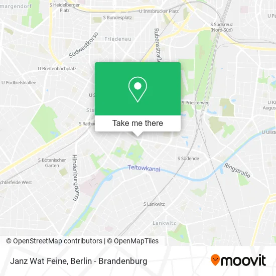 Карта Janz Wat Feine