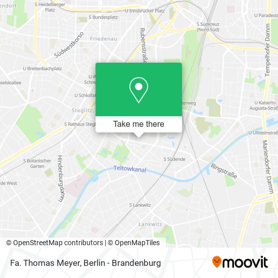 Fa. Thomas Meyer map