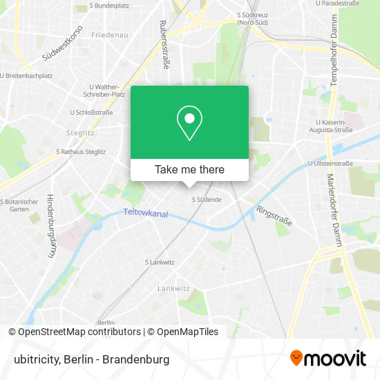 Карта ubitricity