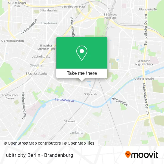 Карта ubitricity