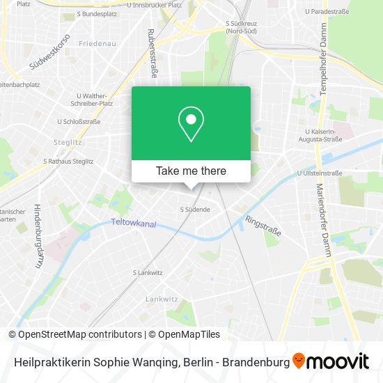 Heilpraktikerin Sophie Wanqing map