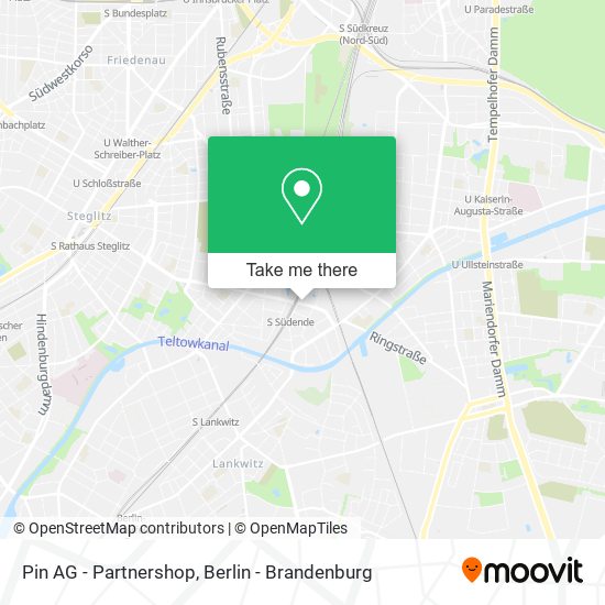 Pin AG - Partnershop map